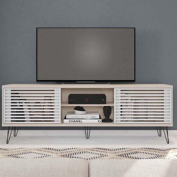 Rack Para Tv Até 72 Polegadas Industrial Retrô 180cm Em Bp Po