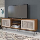 Rack Para Tv Até 72 Polegadas Industrial Retrô 180cm Em Bp Po