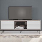 Rack Para Tv Até 72 Polegadas Industrial Retrô 180cm Em Bp Po