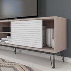 Rack Para Tv Até 72 Polegadas Industrial Retrô 180cm Em Bp Po