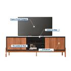 Rack Para Tv Até 72 Polegadas Tannen 2 Portas Freijó/preto -