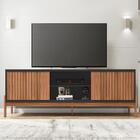 Rack Para Tv Até 72 Polegadas Tannen 2 Portas Freijó/preto -