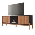 Rack Para Tv Até 72 Polegadas Tannen 2 Portas Freijó/preto -