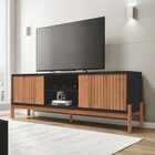 Rack Para Tv Até 72 Polegadas Tannen 2 Portas Freijó/preto -