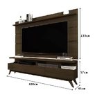 Rack Para Tv Até 72" Vivare 1,8 Wood Giga - Cedro Amadeirado
