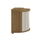 Rack Para Tv Até 75' Magnum 1 Porta Ripada Carvalho/off White