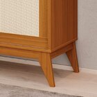 Rack Para Tv Até 75 Polegadas 100% Mdf 180cm Portas Em Tela R