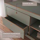 Rack Para Tv Até 75 Polegadas 100% Mdf 180x 45x 60 Cm Jimmy