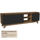 Rack Para Tv Até 75 Polegadas 100% Mdf 200x 61x 38,5 John Fre