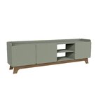 Rack Para Tv Até 75 Polegadas 100% Mdf 200x 61x 38,5 John Ver