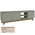 Rack Para Tv Até 75 Polegadas 100% Mdf 200x 61x 38,5 John Ver