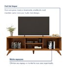 Rack Para Tv Até 75 Polegadas 100% Mdf Com Ripado 2 Portas De