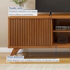 Rack Para Tv Até 75 Polegadas 100% Mdf Com Ripado 2 Portas De