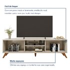 Rack Para Tv Até 75 Polegadas 100% Mdf Com Ripado 2 Portas De