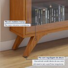 Rack Para Tv Até 75 Polegadas 100% Mdf Porta Reflecta 218cm P