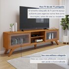 Rack Para Tv Até 75 Polegadas 100% Mdf Porta Reflecta 218cm P