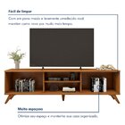 Rack Para Tv Até 75 Polegadas 100% Mdf Ripado 2 Portas De Cor