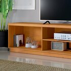 Rack Para Tv Até 75 Polegadas 100% Mdf Ripado 2 Portas Logan