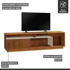 Rack Para Tv Até 75 Polegadas 100% Mdf Ripado Granada Natural