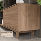 Rack Para Tv Até 75 Polegadas 100%mdf 200x55x40cm Lars Freijó