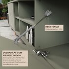 Rack Para Tv Até 75 Polegadas 100%mdf 200x55x40cm Lars Verde/