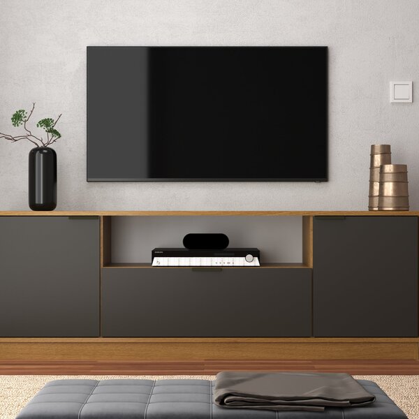 Rack Para Tv Até 75 Polegadas 150 Cm 3 Portas De Largura Noga