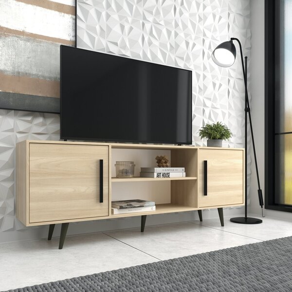 Rack Para Tv Até 75 Polegadas 178 Cm Atlas Retrô Yescasa Arag