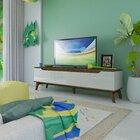 Rack Para Tv Até 75 Polegadas 180cm 2 Portas 1 Gaveta Liverpo