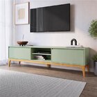 Rack Para Tv Até 75 Polegadas 180cm 2 Portas Retrô Bento Yesc