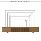 Rack Para Tv Até 75 Polegadas 210cm Portas Ripadas Aruá Cabec