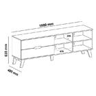 Rack Para Tv Até 75 Polegadas 2 Gavetas Verona Artely