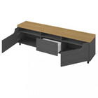 Rack Para Tv Até 75 Polegadas 2 Portas 1 Gaveta Mercury Artely