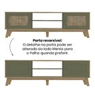 Rack Para Tv Até 75 Polegadas 2 Portas Com Pés Retro Charlott