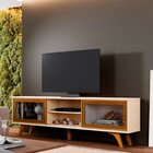 Rack Para Tv Até 75 Polegadas 2 Portas De Correr 180 Reflecta