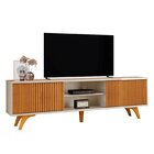 Rack Para Tv Até 75 Polegadas 2 Portas De Correr 180cm Gaia