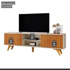 Rack Para Tv Até 75 Polegadas 2 Portas De Correr 180cm Gaia