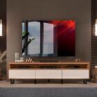 Rack Para Tv Até 75 Polegadas 3 Gavetas 226 Cm Off White Frei