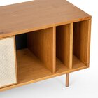 Rack Para Tv Até 75 Polegadas 3 Gavetas Madeira Maciça Palhin