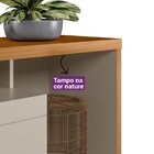 Rack Para Tv Até 75 Polegadas 3 Portas 218cm Cronos Cabecasa