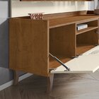 Rack Para Tv Até 75 Polegadas 3 Portas Belaflex Nature/off Wh