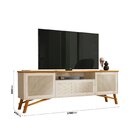 Rack Para Tv Até 75 Polegadas 3 Portas Darin   Off White