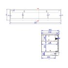 Rack Para Tv Até 75 Polegadas 3 Portas Oslo 2.2 Grigio Gloss/