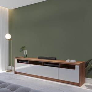 Rack Para Tv Até 75 Polegadas 3 Portas Oslo 2.2 Off White Gloss/natural ...
