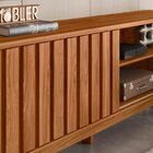 Rack Para Tv Até 75 Polegadas Bancada New Aurora Cinamomo Mel