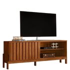 Rack Para Tv Até 75 Polegadas Bancada New Aurora Cinamomo Mel