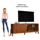 Rack Para Tv Até 75 Polegadas Bancada New Aurora Cinamomo Mel