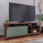 Rack Para Tv Até 75 Polegadas Boss 2 Portas Amêndoa/hortelã 1