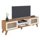 Rack Para Tv Até 75 Polegadas Charlotte 2 Portas Cinamomo/off