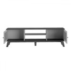 Rack Para Tv Até 75 Polegadas Charlotte 2 Portas Cinamomo/off