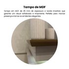 Rack Para Tv Até 75 Polegadas Com Led 2 Portas E Pés Em Madei